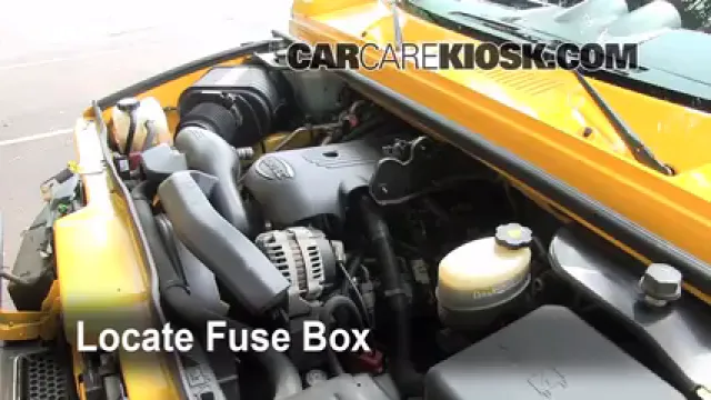 2003 Hummer H2 6.0L V8 Fusible (motor) Cambio